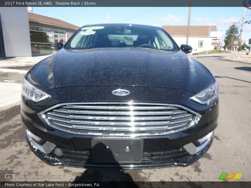 Shadow Black / Ebony 2017 Ford Fusion SE AWD