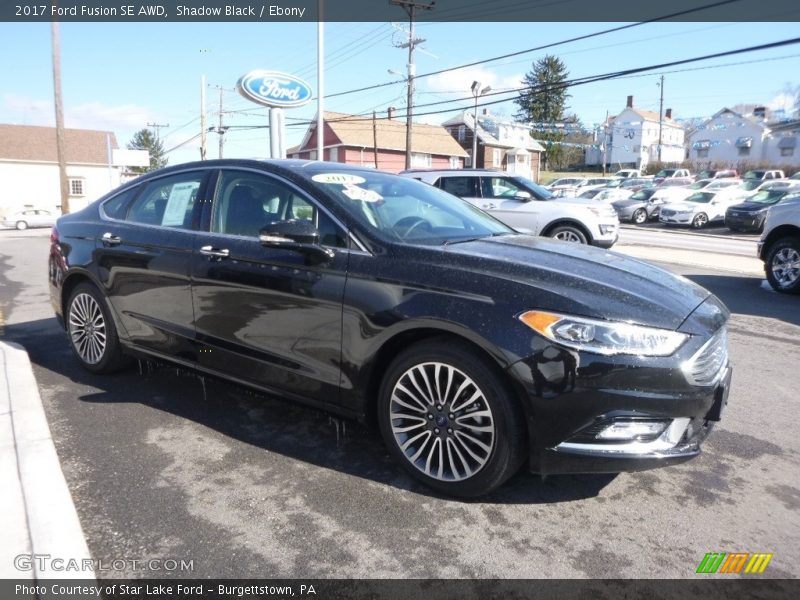 Shadow Black / Ebony 2017 Ford Fusion SE AWD