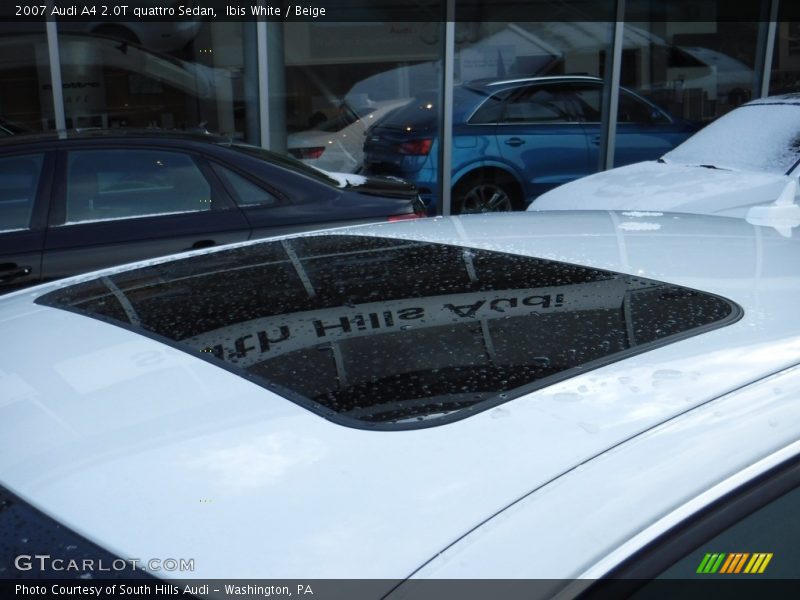 Ibis White / Beige 2007 Audi A4 2.0T quattro Sedan