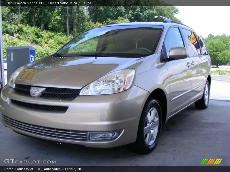 Desert Sand Mica / Taupe 2005 Toyota Sienna XLE