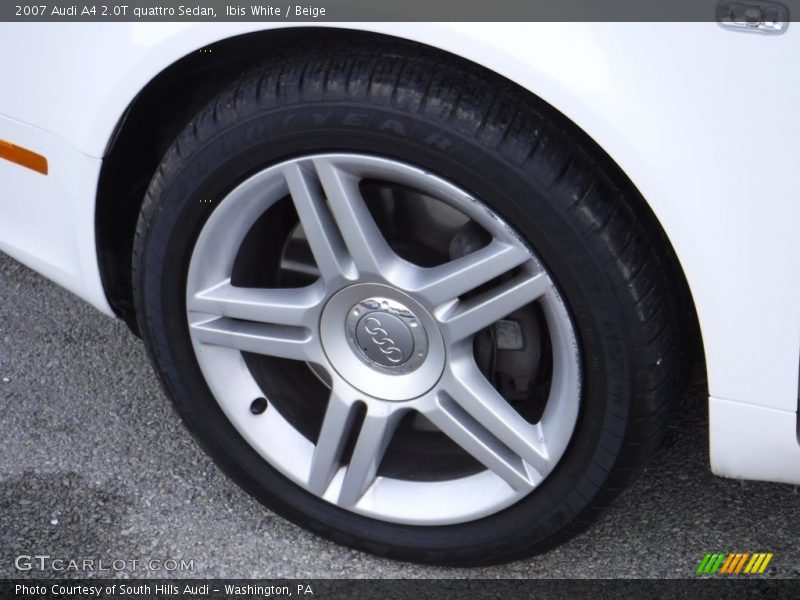 Ibis White / Beige 2007 Audi A4 2.0T quattro Sedan