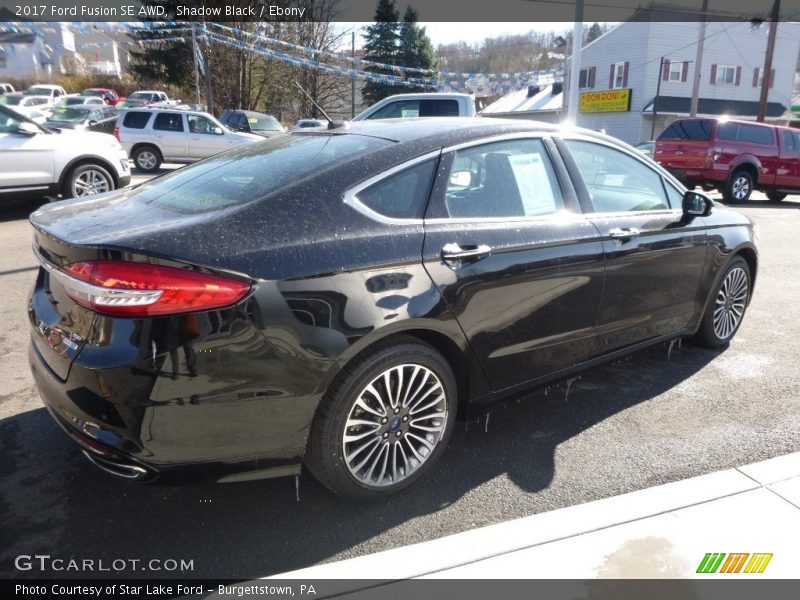 Shadow Black / Ebony 2017 Ford Fusion SE AWD