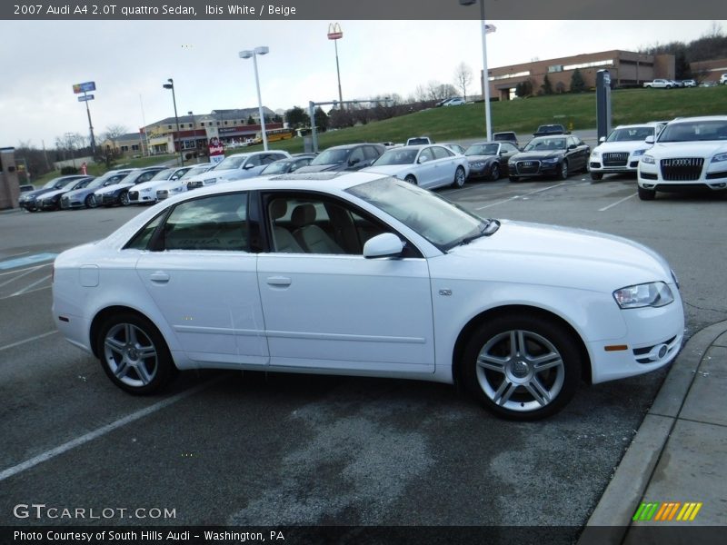 Ibis White / Beige 2007 Audi A4 2.0T quattro Sedan