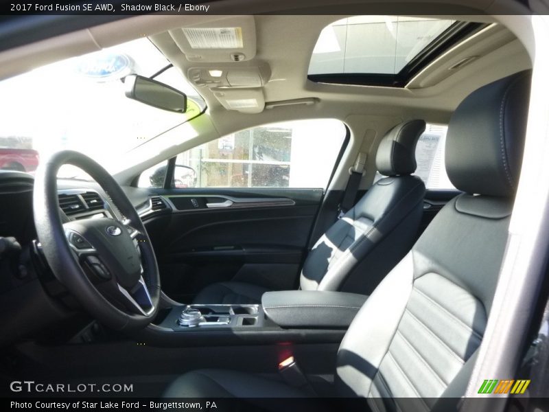 Shadow Black / Ebony 2017 Ford Fusion SE AWD