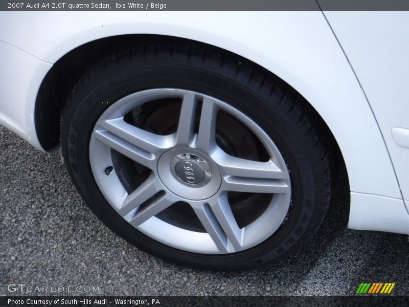 Ibis White / Beige 2007 Audi A4 2.0T quattro Sedan