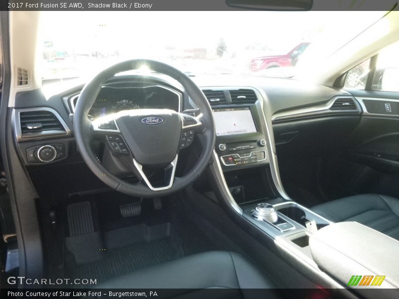 Shadow Black / Ebony 2017 Ford Fusion SE AWD
