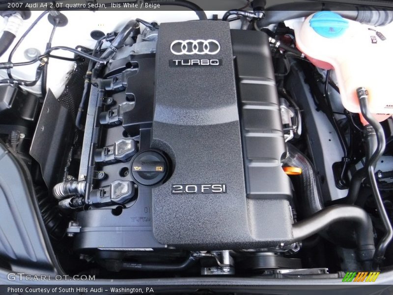 Ibis White / Beige 2007 Audi A4 2.0T quattro Sedan