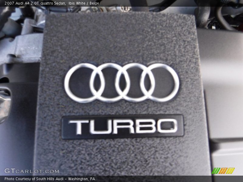 Ibis White / Beige 2007 Audi A4 2.0T quattro Sedan
