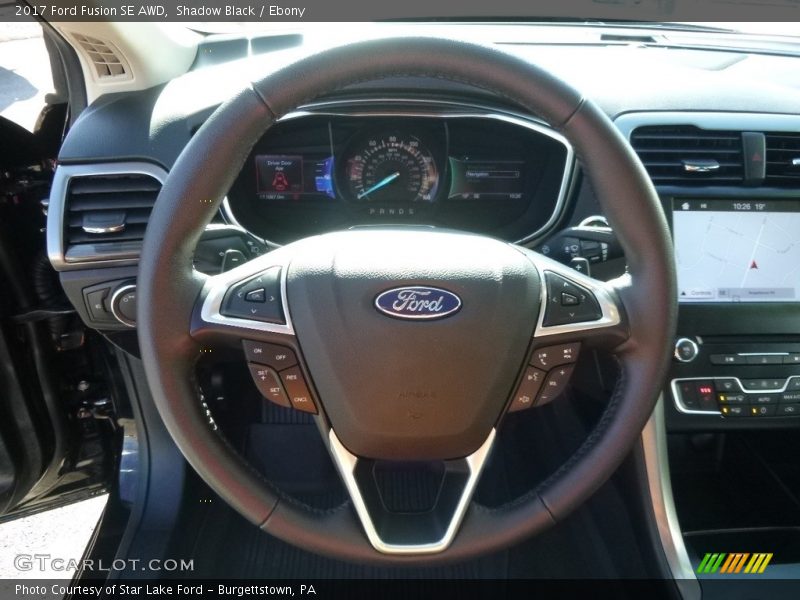 Shadow Black / Ebony 2017 Ford Fusion SE AWD
