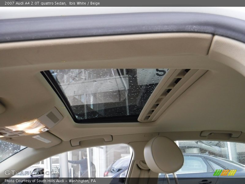 Ibis White / Beige 2007 Audi A4 2.0T quattro Sedan