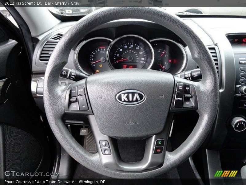 Dark Cherry / Gray 2012 Kia Sorento LX