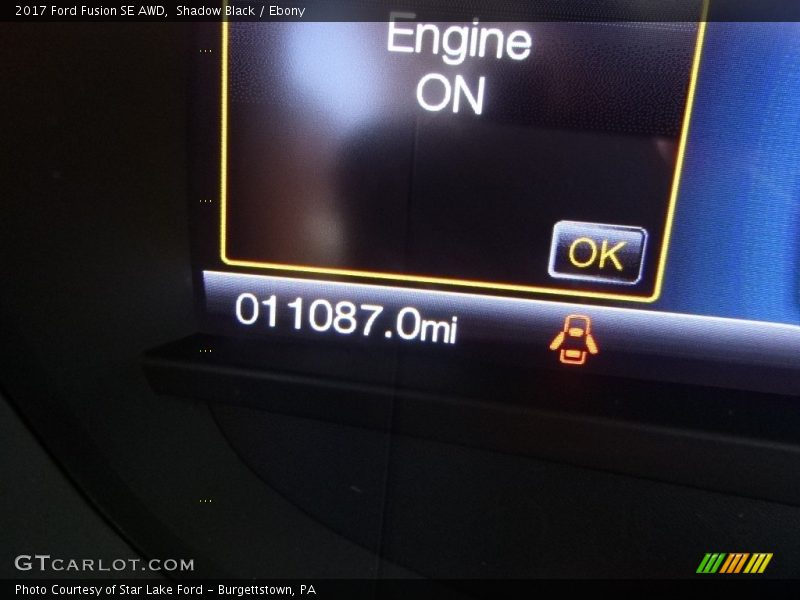 Shadow Black / Ebony 2017 Ford Fusion SE AWD