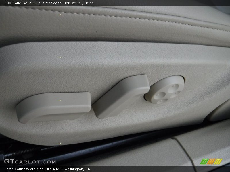 Ibis White / Beige 2007 Audi A4 2.0T quattro Sedan