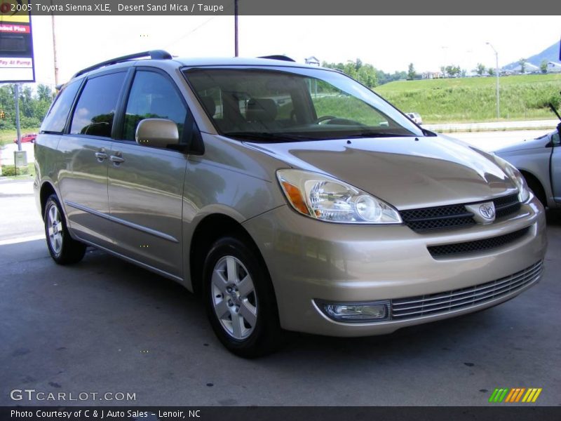 Desert Sand Mica / Taupe 2005 Toyota Sienna XLE