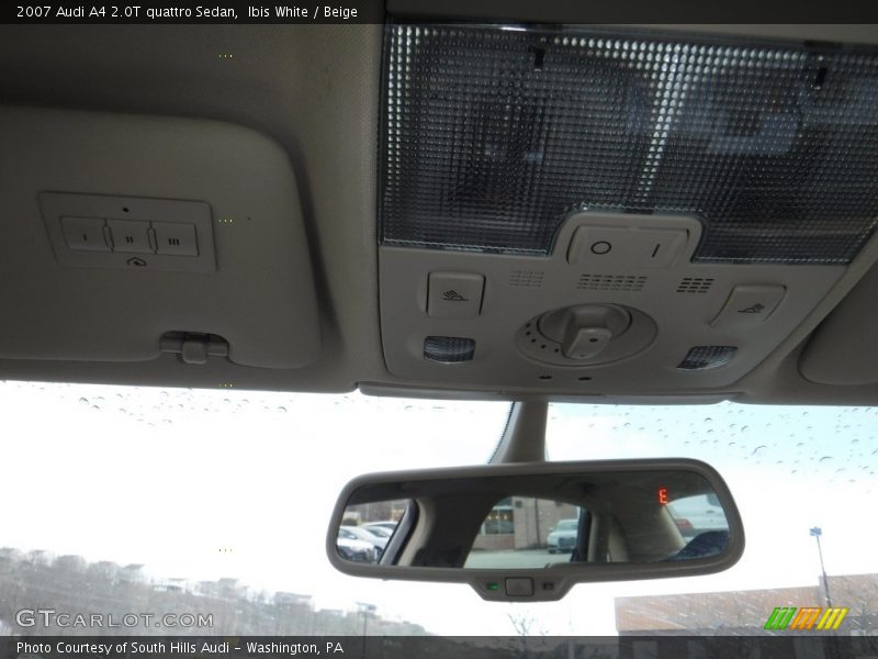 Ibis White / Beige 2007 Audi A4 2.0T quattro Sedan