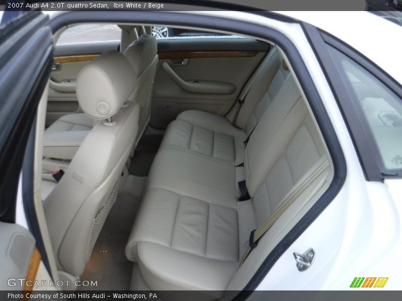 Ibis White / Beige 2007 Audi A4 2.0T quattro Sedan