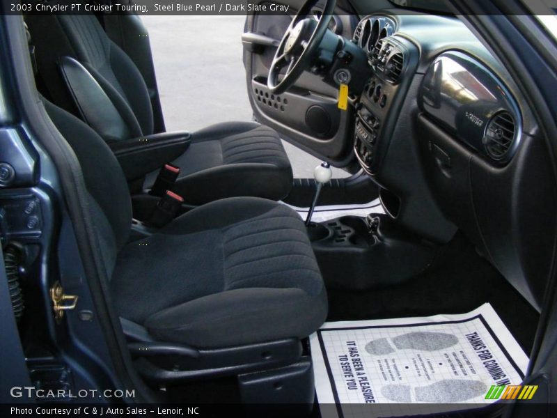Steel Blue Pearl / Dark Slate Gray 2003 Chrysler PT Cruiser Touring