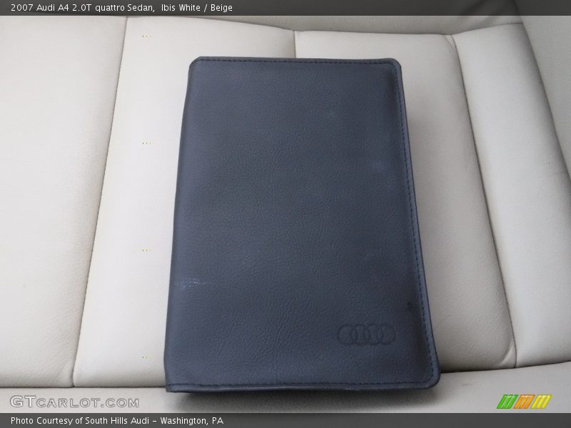 Ibis White / Beige 2007 Audi A4 2.0T quattro Sedan