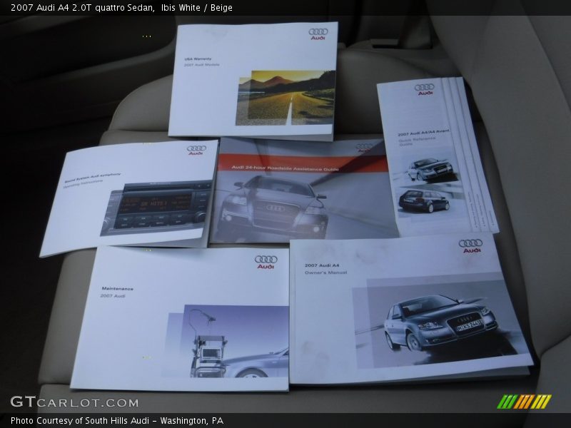 Ibis White / Beige 2007 Audi A4 2.0T quattro Sedan