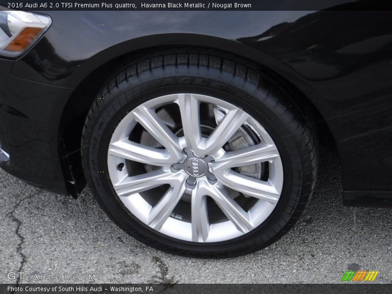 Havanna Black Metallic / Nougat Brown 2016 Audi A6 2.0 TFSI Premium Plus quattro