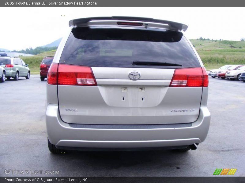 Silver Shadow Pearl / Stone 2005 Toyota Sienna LE