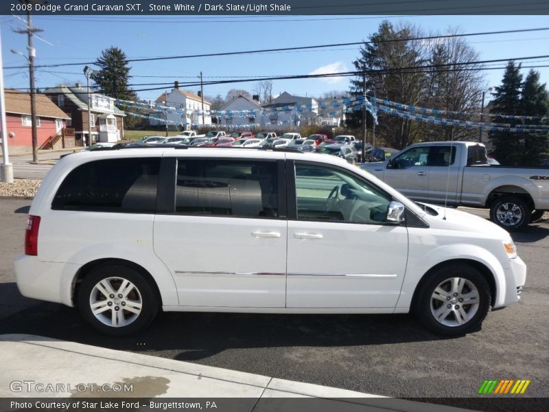 Stone White / Dark Slate/Light Shale 2008 Dodge Grand Caravan SXT