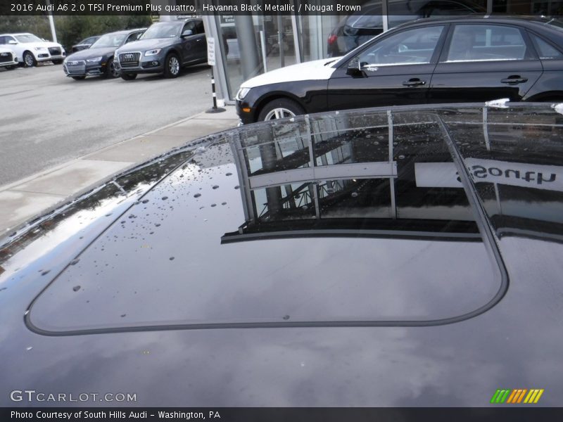 Havanna Black Metallic / Nougat Brown 2016 Audi A6 2.0 TFSI Premium Plus quattro