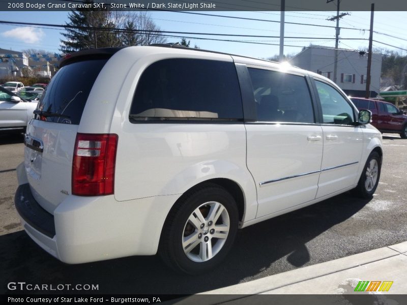 Stone White / Dark Slate/Light Shale 2008 Dodge Grand Caravan SXT
