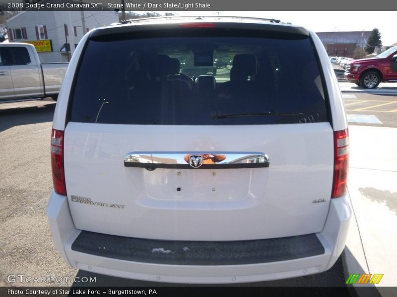Stone White / Dark Slate/Light Shale 2008 Dodge Grand Caravan SXT