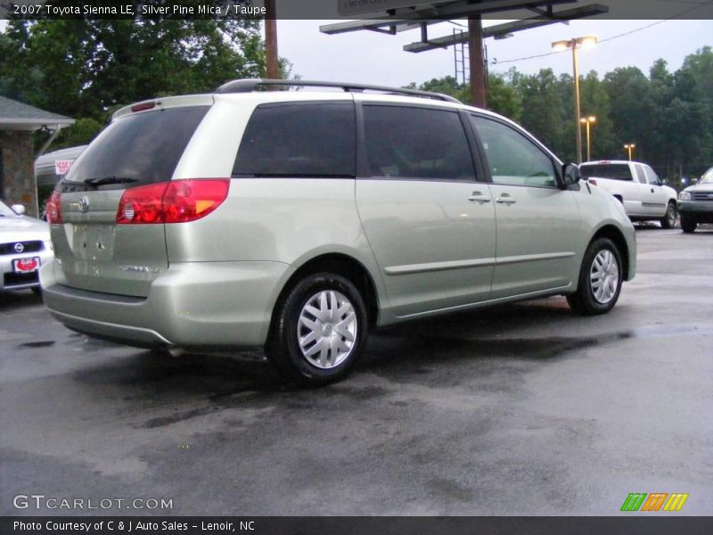 Silver Pine Mica / Taupe 2007 Toyota Sienna LE