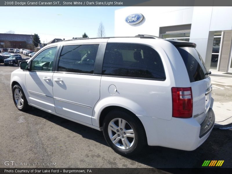 Stone White / Dark Slate/Light Shale 2008 Dodge Grand Caravan SXT