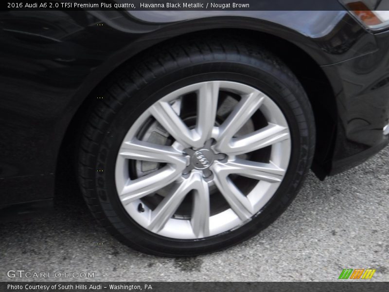 Havanna Black Metallic / Nougat Brown 2016 Audi A6 2.0 TFSI Premium Plus quattro