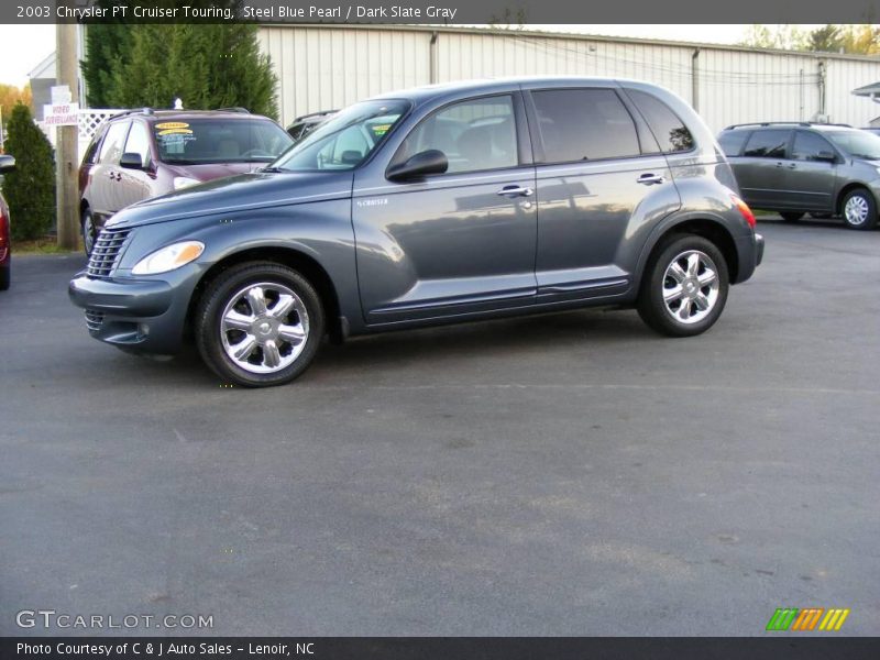 Steel Blue Pearl / Dark Slate Gray 2003 Chrysler PT Cruiser Touring