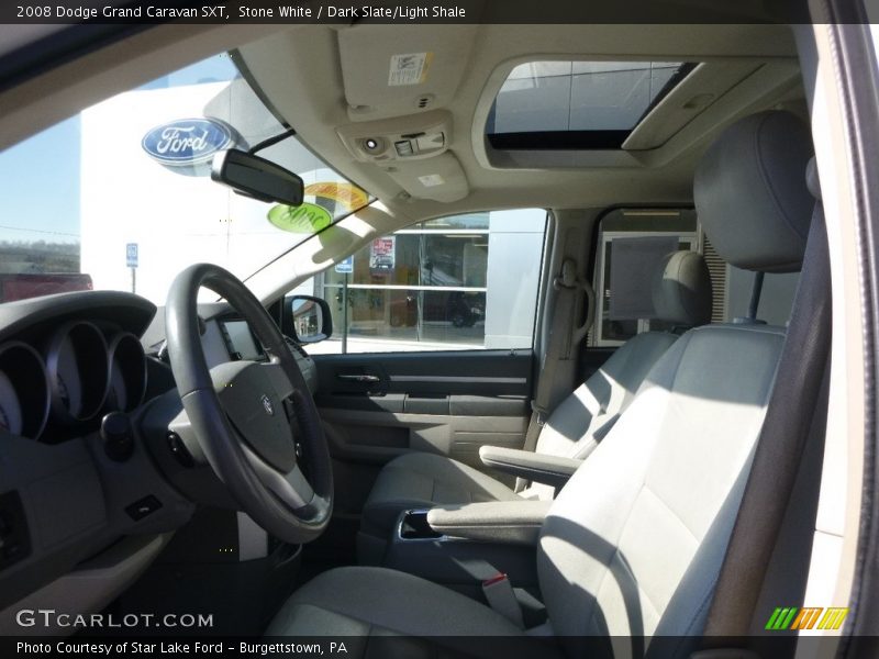 Stone White / Dark Slate/Light Shale 2008 Dodge Grand Caravan SXT