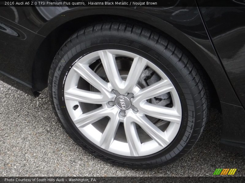 Havanna Black Metallic / Nougat Brown 2016 Audi A6 2.0 TFSI Premium Plus quattro