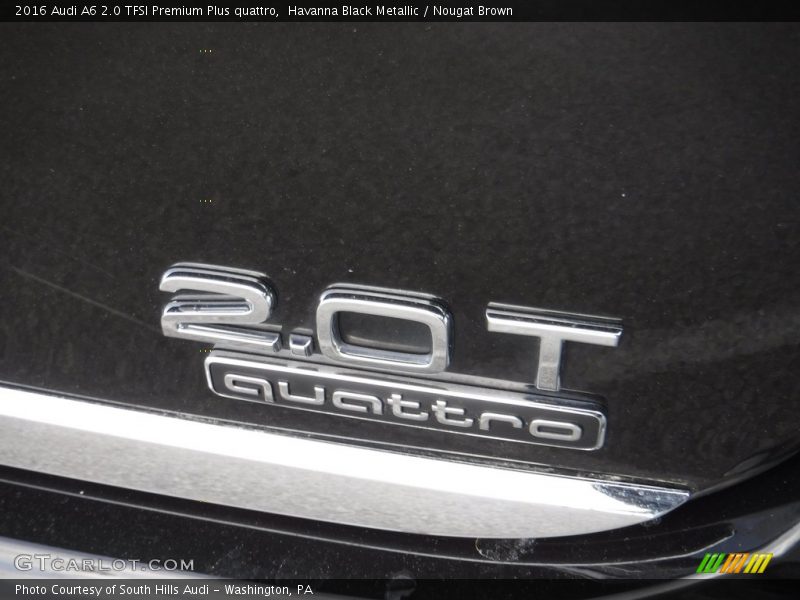 Havanna Black Metallic / Nougat Brown 2016 Audi A6 2.0 TFSI Premium Plus quattro