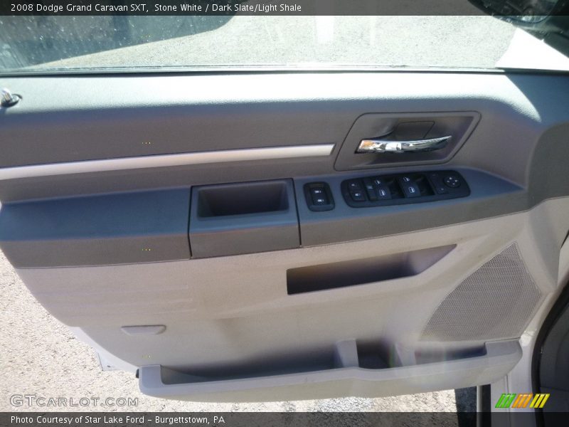 Stone White / Dark Slate/Light Shale 2008 Dodge Grand Caravan SXT