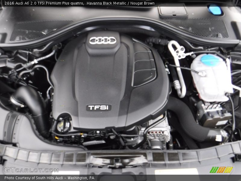 Havanna Black Metallic / Nougat Brown 2016 Audi A6 2.0 TFSI Premium Plus quattro