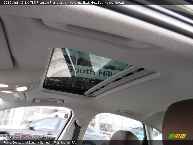 Havanna Black Metallic / Nougat Brown 2016 Audi A6 2.0 TFSI Premium Plus quattro