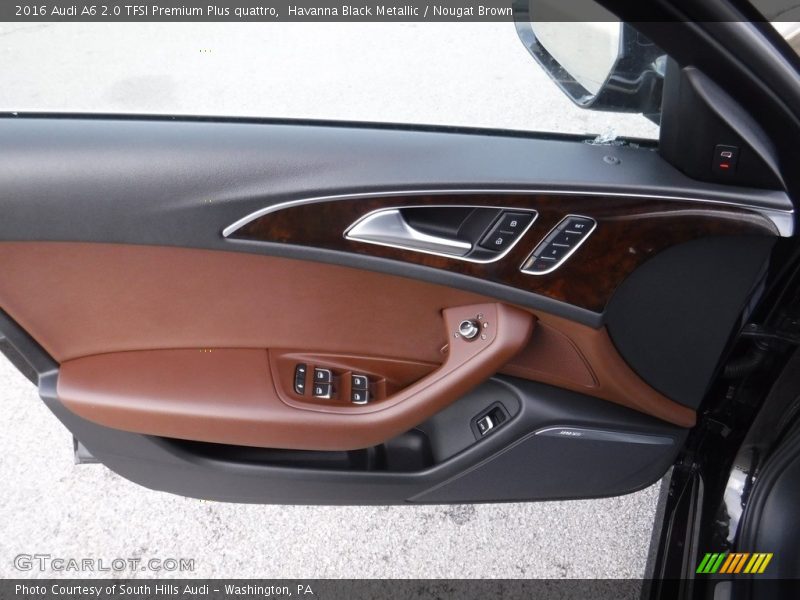 Havanna Black Metallic / Nougat Brown 2016 Audi A6 2.0 TFSI Premium Plus quattro