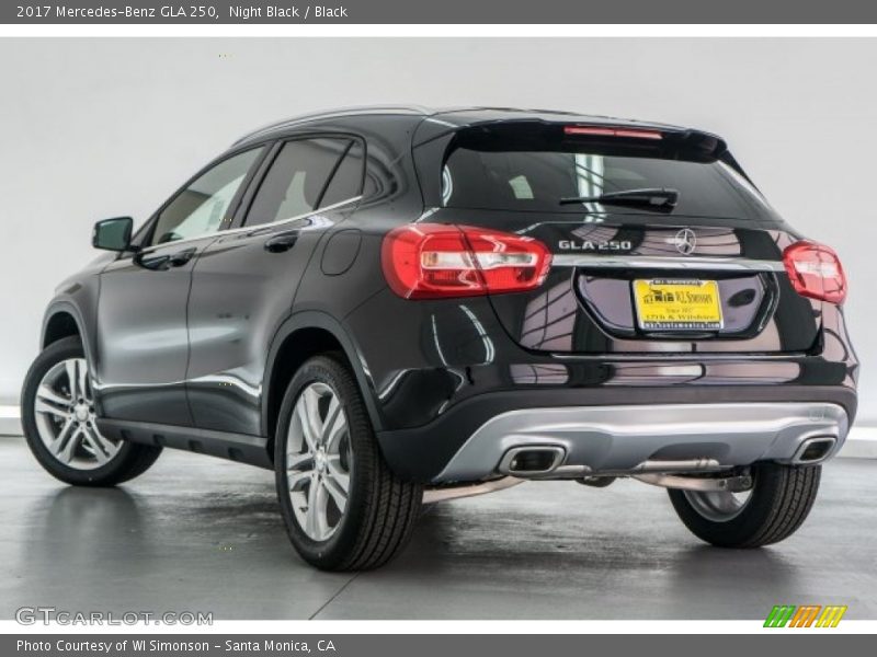 Night Black / Black 2017 Mercedes-Benz GLA 250