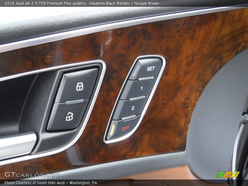 Havanna Black Metallic / Nougat Brown 2016 Audi A6 2.0 TFSI Premium Plus quattro