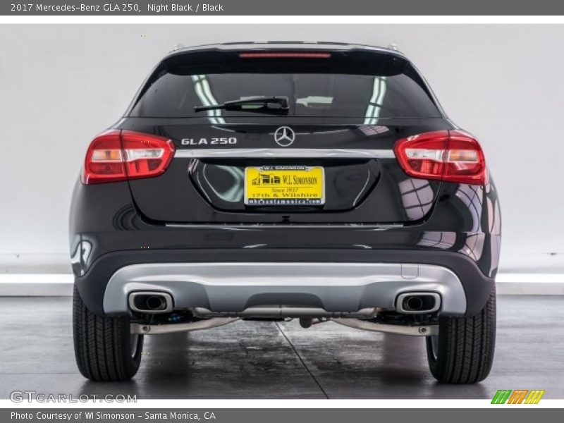 Night Black / Black 2017 Mercedes-Benz GLA 250