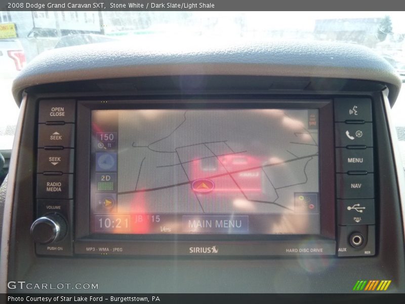 Stone White / Dark Slate/Light Shale 2008 Dodge Grand Caravan SXT