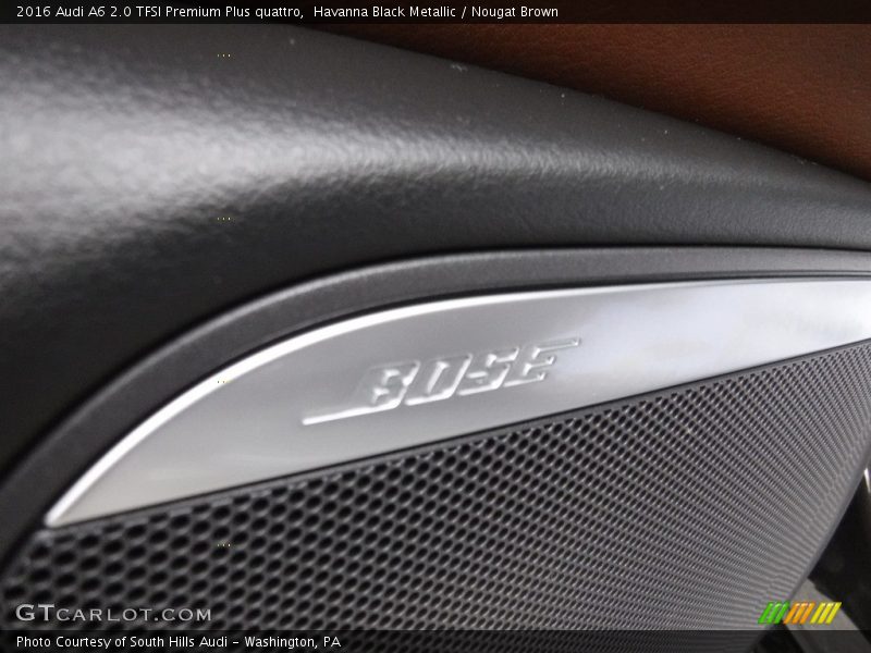 Havanna Black Metallic / Nougat Brown 2016 Audi A6 2.0 TFSI Premium Plus quattro