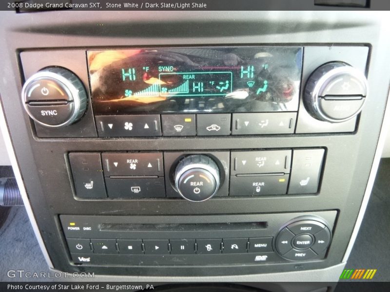 Stone White / Dark Slate/Light Shale 2008 Dodge Grand Caravan SXT