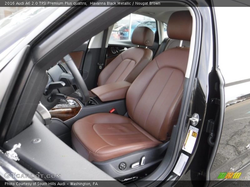 Havanna Black Metallic / Nougat Brown 2016 Audi A6 2.0 TFSI Premium Plus quattro