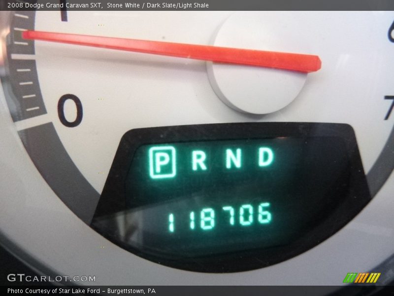 Stone White / Dark Slate/Light Shale 2008 Dodge Grand Caravan SXT