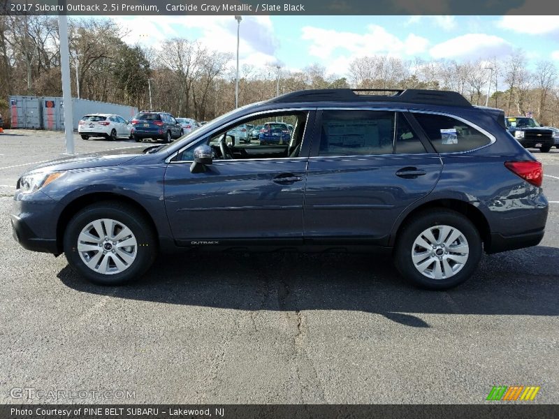 Carbide Gray Metallic / Slate Black 2017 Subaru Outback 2.5i Premium