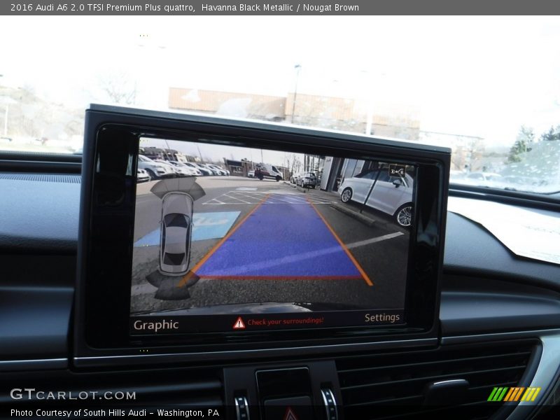 Havanna Black Metallic / Nougat Brown 2016 Audi A6 2.0 TFSI Premium Plus quattro
